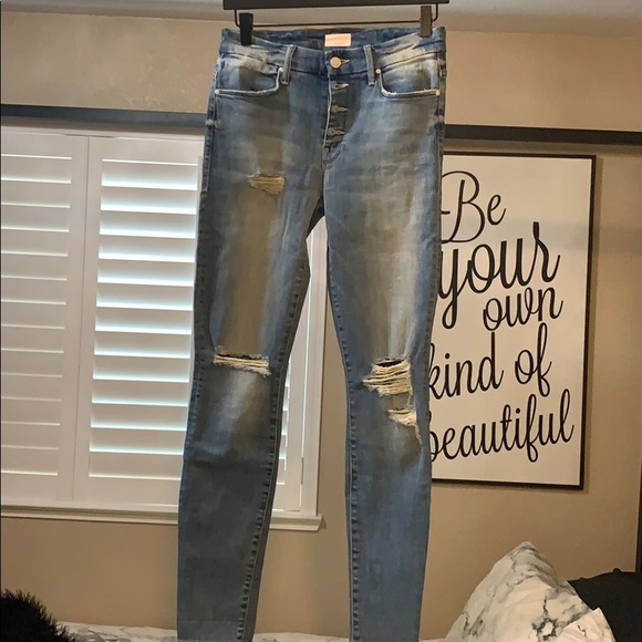 MOTHER Denim - Mother Pixie Fray Jeans